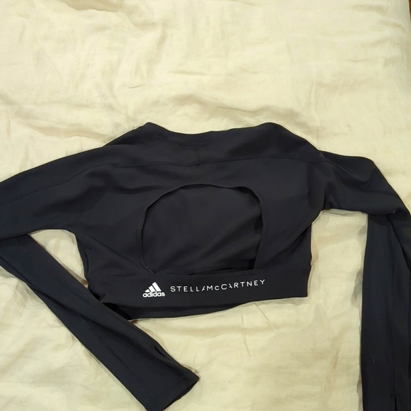 Adidas Stella McCartney TrueStrength Yoga Crop Top - Picture 1 of 4